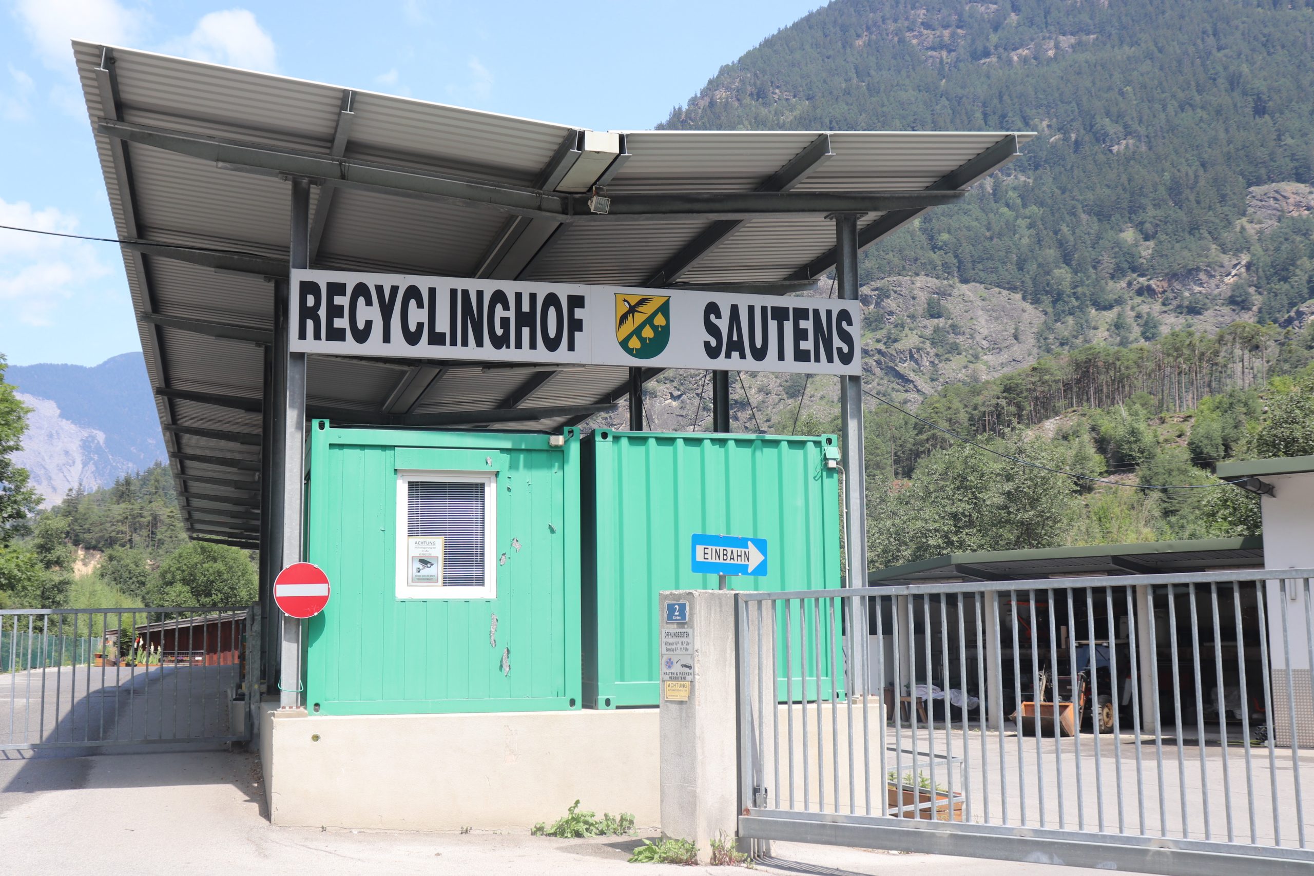 Containerwaage und Bürgerkarte für Sautens • Oberland DABEI